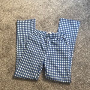 Urban Outfitters blue gingham pants